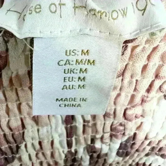 HOUSE OF HARLOW 1960 Linen Puff Sleeve With Slit Midi Dress in Size M - Picture 6 of 10